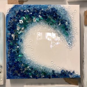 Glass Wave on Canvas