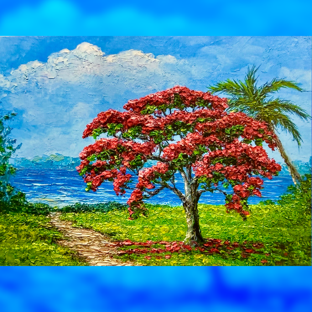 Palette Knife Royal Poinciana with Laura Kucharson