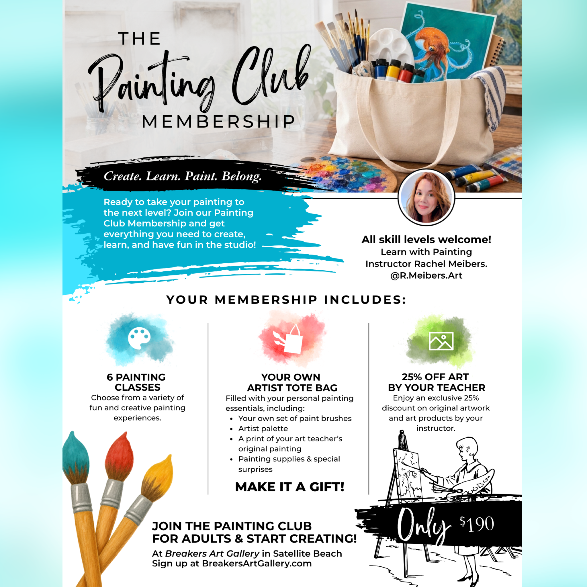 The Painting Club With Rachel Meibers
